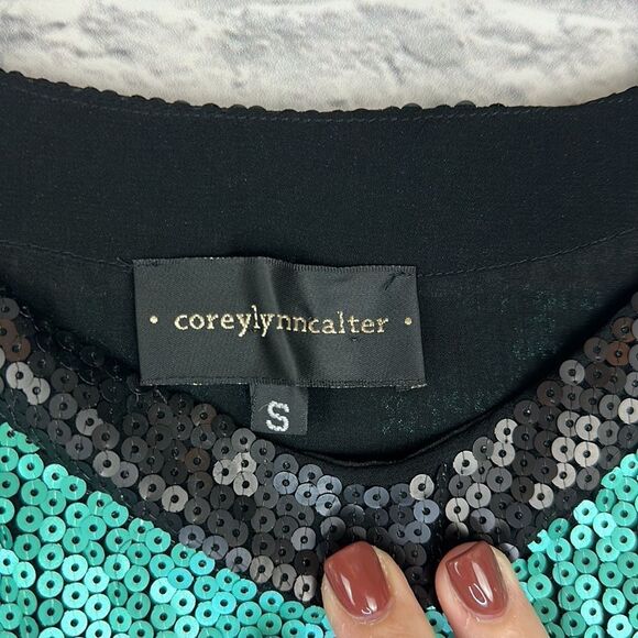 Corey Lynn Calter Sequin Dress Size Small - Picture 3 of 6